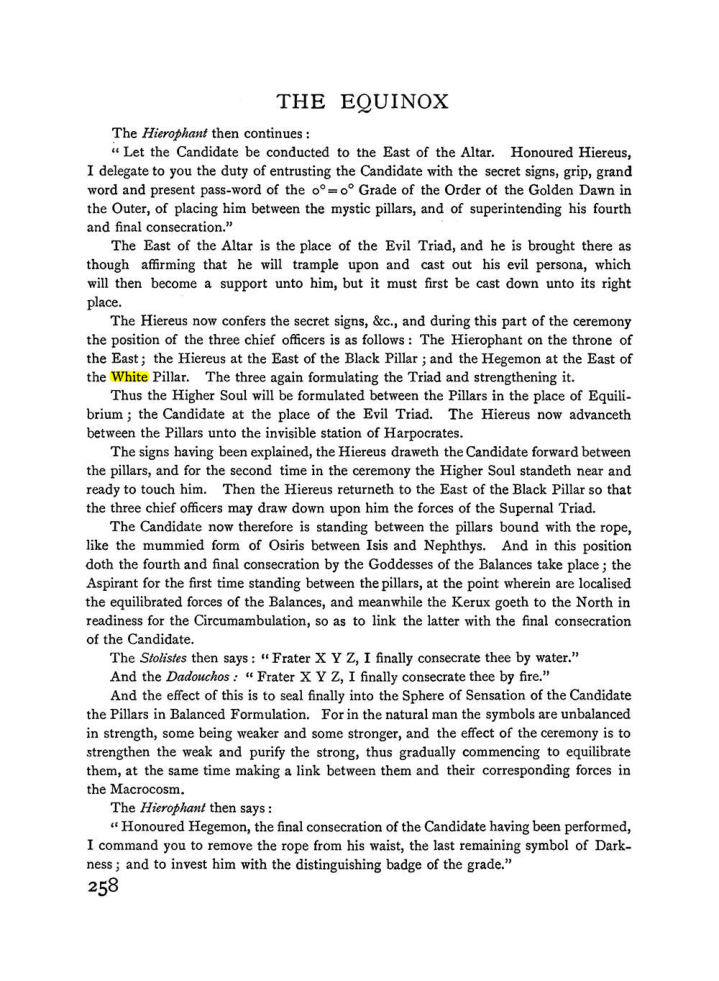 Original scan of The Equinox (Volume I, Number I), PDF page 266
