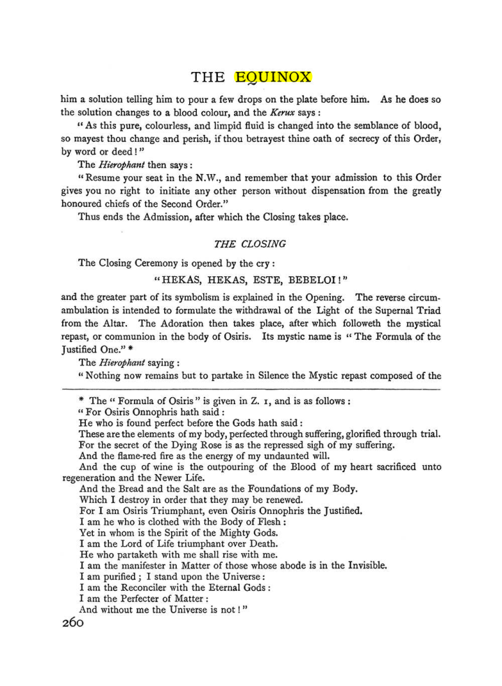 Original scan of The Equinox (Volume I, Number I), PDF page 268