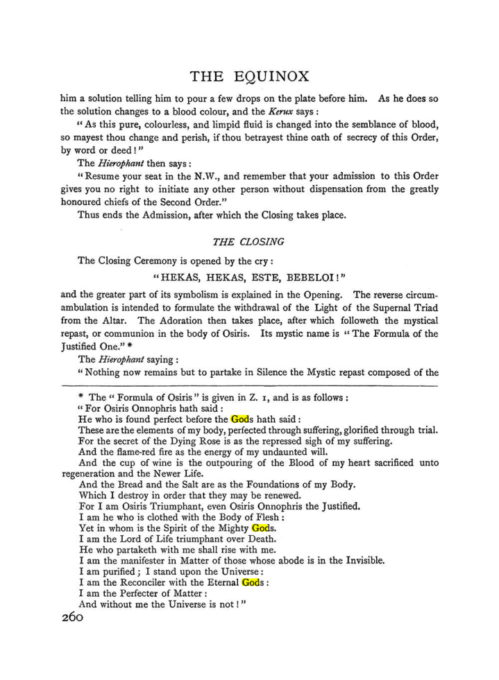 Original scan of The Equinox (Volume I, Number I), PDF page 268