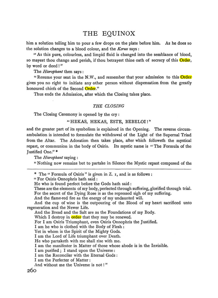 Original scan of The Equinox (Volume I, Number I), PDF page 268