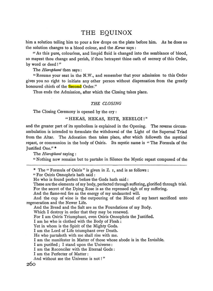 Original scan of The Equinox (Volume I, Number I), PDF page 268