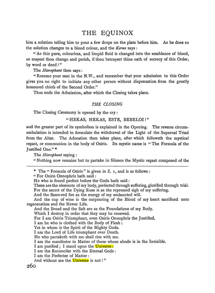 Original scan of The Equinox (Volume I, Number I), PDF page 268