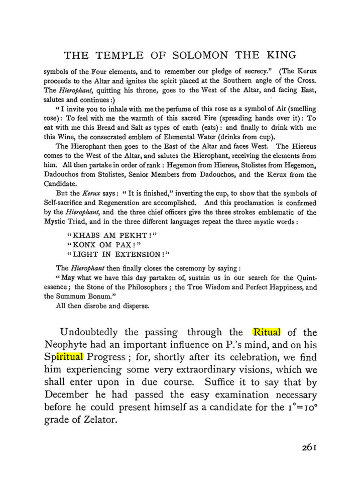Original scan of The Equinox (Volume I, Number I), PDF page 269