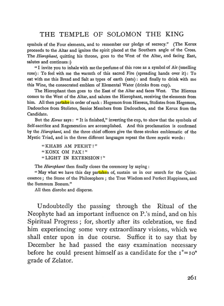 Original scan of The Equinox (Volume I, Number I), PDF page 269
