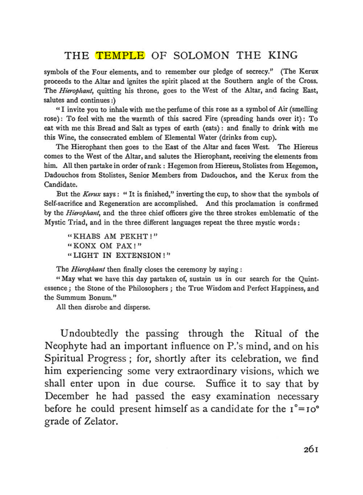 Original scan of The Equinox (Volume I, Number I), PDF page 269