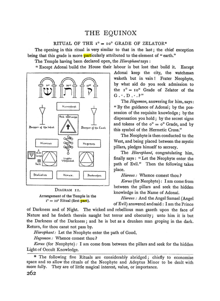 Original scan of The Equinox (Volume I, Number I), PDF page 270