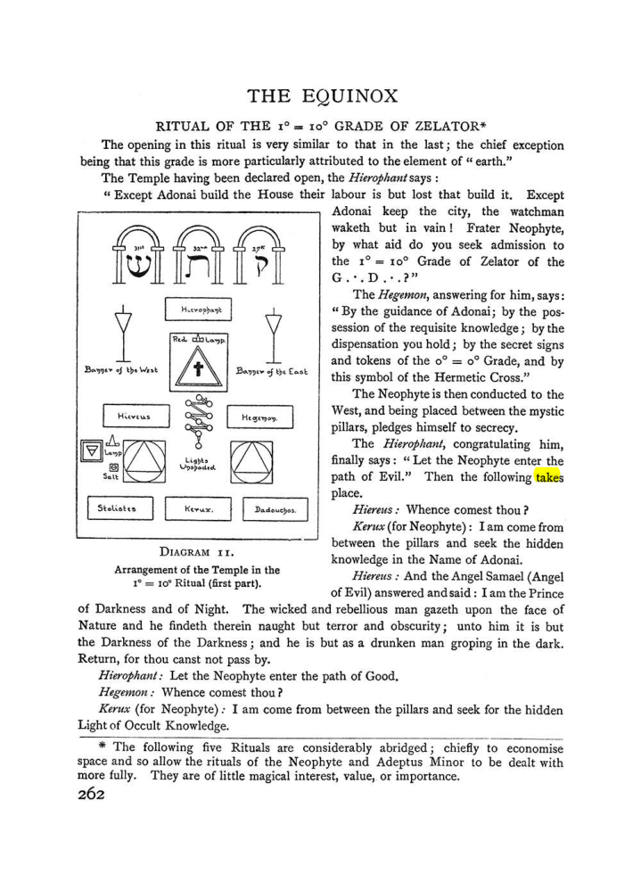 Original scan of The Equinox (Volume I, Number I), PDF page 270