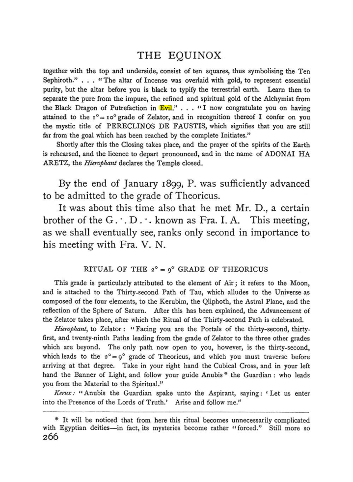 Original scan of The Equinox (Volume I, Number I), PDF page 274