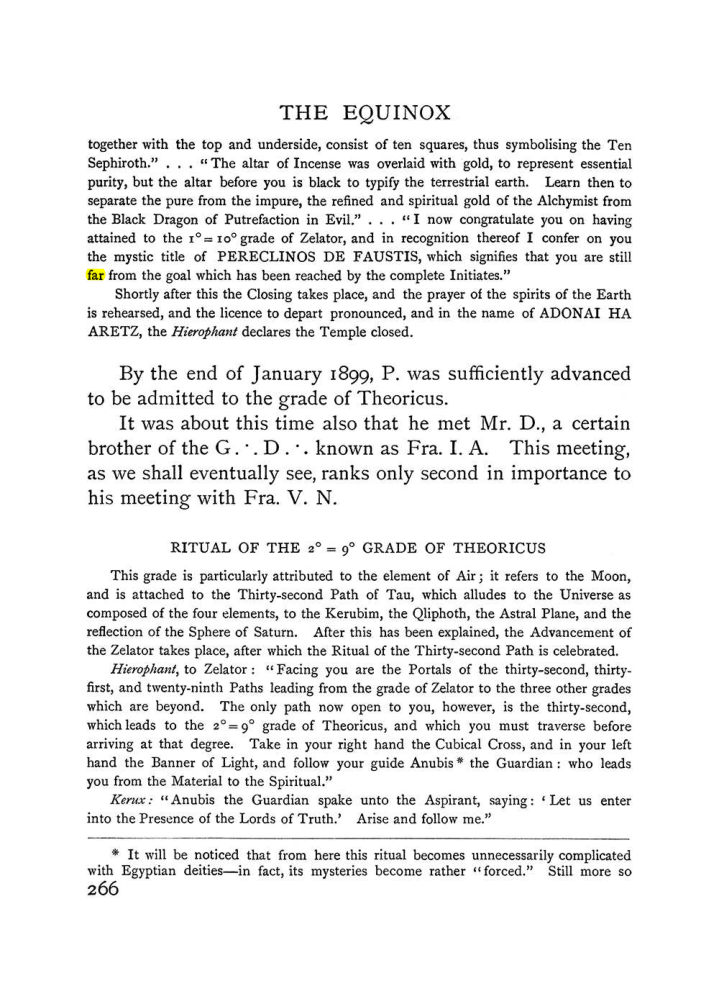 Original scan of The Equinox (Volume I, Number I), PDF page 274