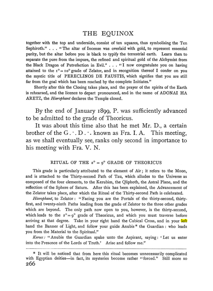 Original scan of The Equinox (Volume I, Number I), PDF page 274