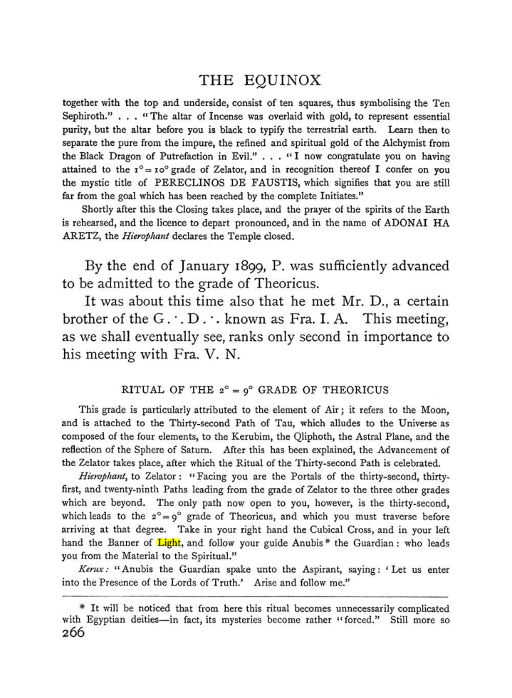 Original scan of The Equinox (Volume I, Number I), PDF page 274