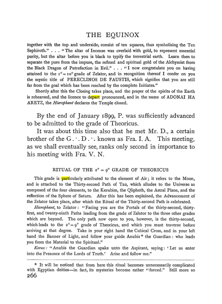 Original scan of The Equinox (Volume I, Number I), PDF page 274