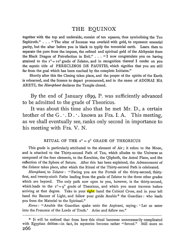 Original scan of The Equinox (Volume I, Number I), PDF page 274