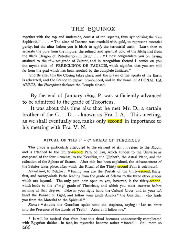 Original scan of The Equinox (Volume I, Number I), PDF page 274