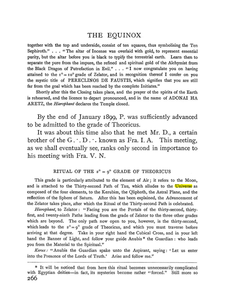Original scan of The Equinox (Volume I, Number I), PDF page 274