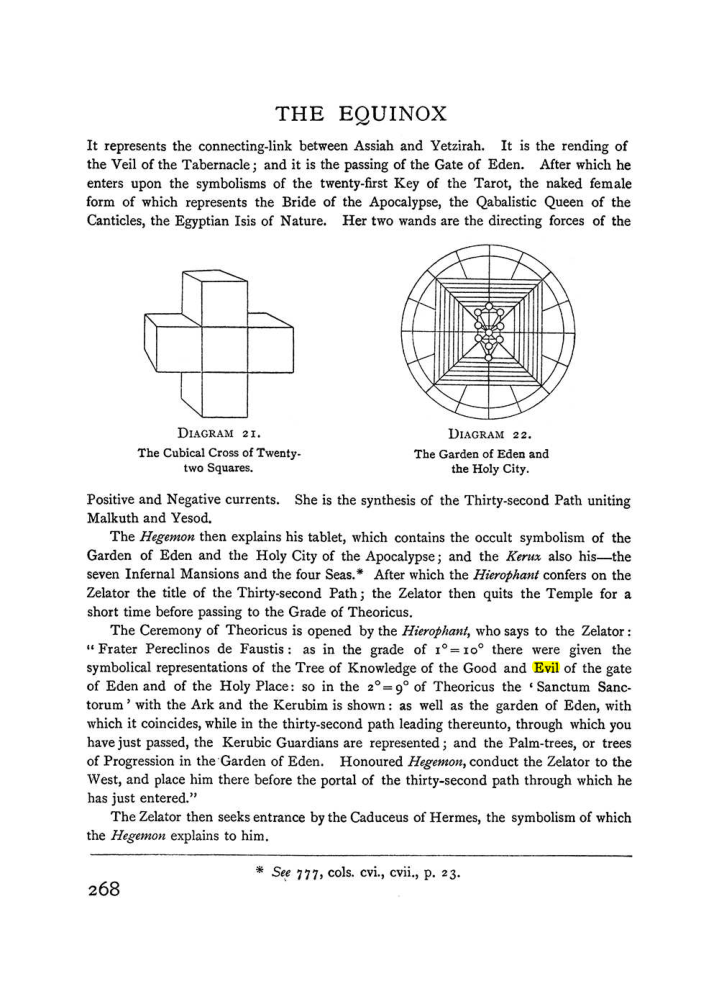 Original scan of The Equinox (Volume I, Number I), PDF page 276