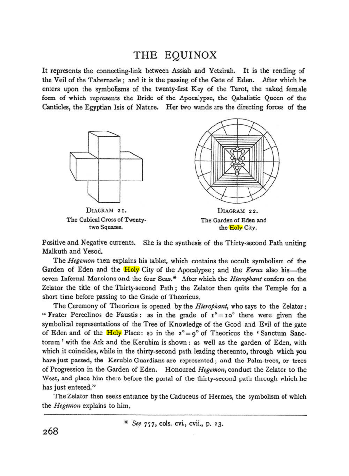 Original scan of The Equinox (Volume I, Number I), PDF page 276