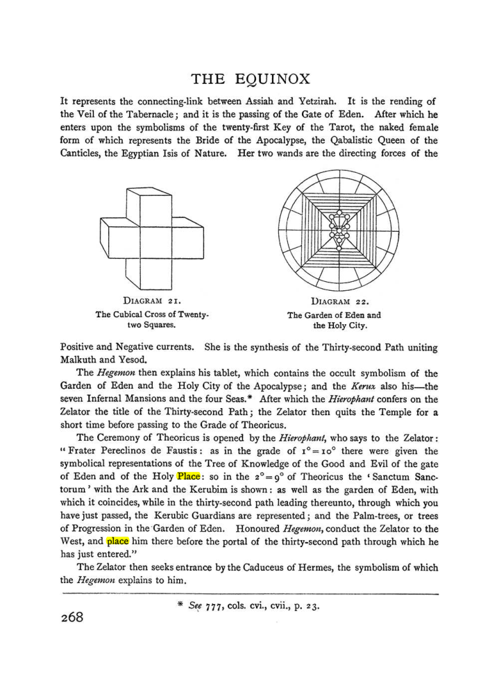 Original scan of The Equinox (Volume I, Number I), PDF page 276