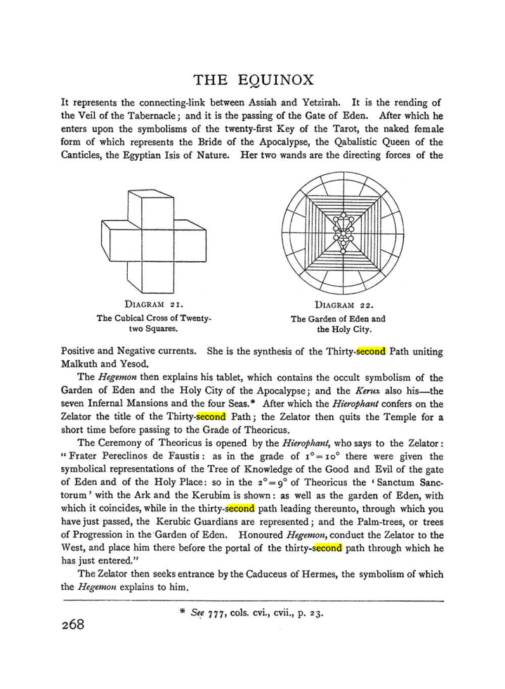 Original scan of The Equinox (Volume I, Number I), PDF page 276