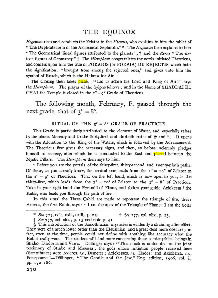 Original scan of The Equinox (Volume I, Number I), PDF page 278