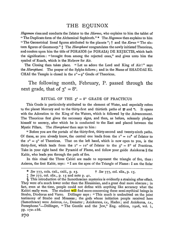 Original scan of The Equinox (Volume I, Number I), PDF page 278
