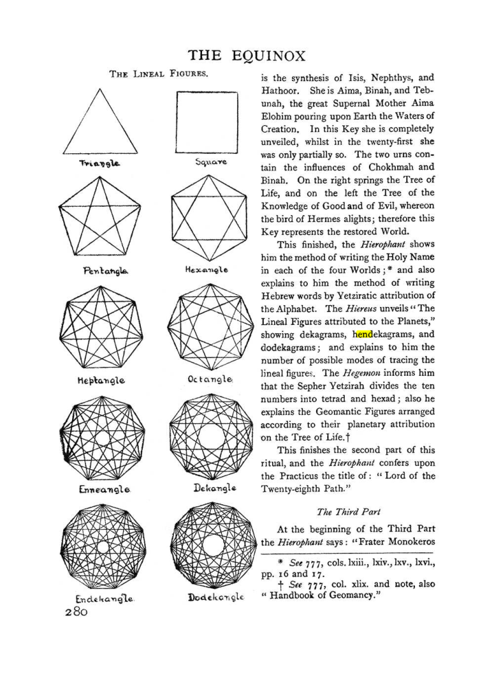 Original scan of The Equinox (Volume I, Number I), PDF page 288