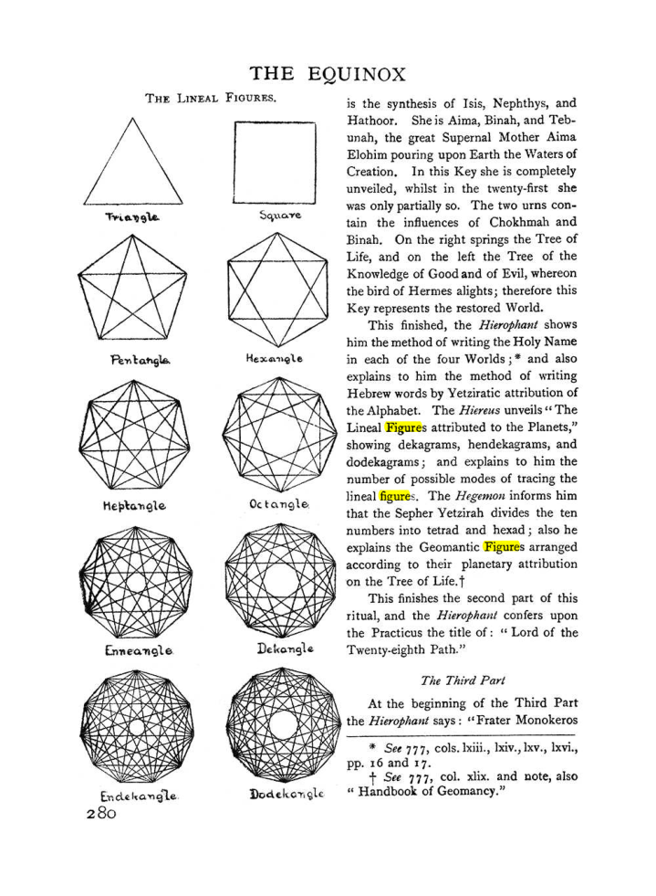 Original scan of The Equinox (Volume I, Number I), PDF page 288