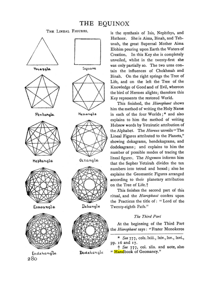 Original scan of The Equinox (Volume I, Number I), PDF page 288