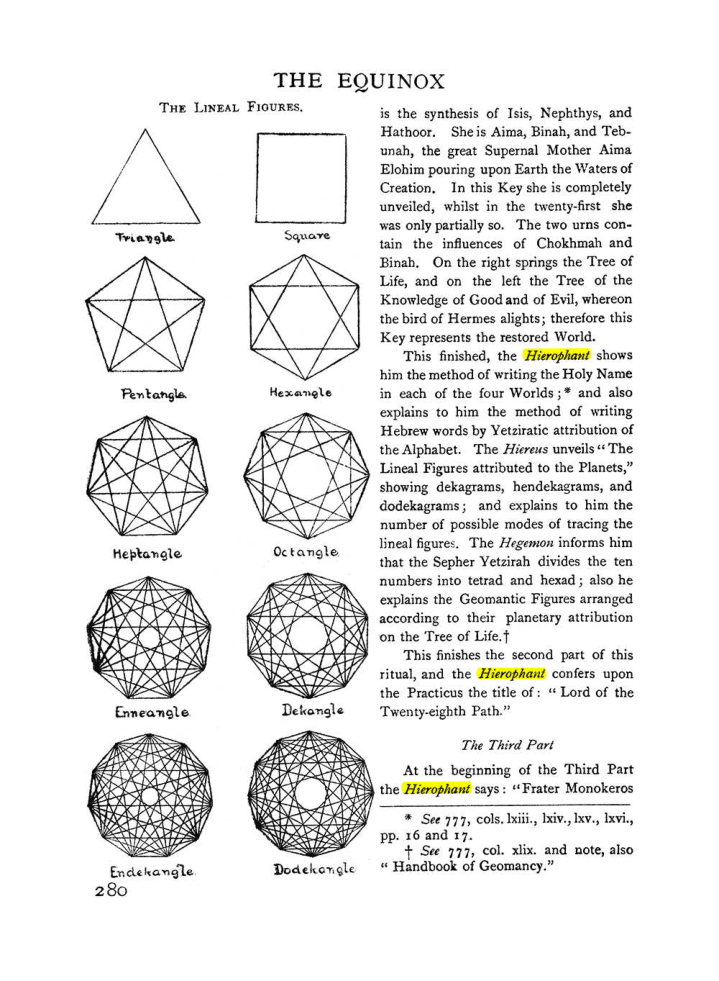 Original scan of The Equinox (Volume I, Number I), PDF page 288