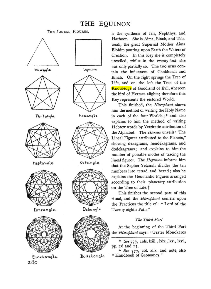 Original scan of The Equinox (Volume I, Number I), PDF page 288