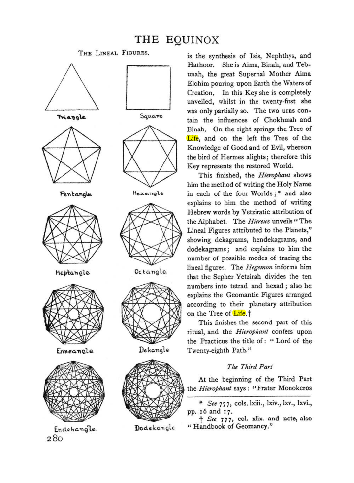 Original scan of The Equinox (Volume I, Number I), PDF page 288