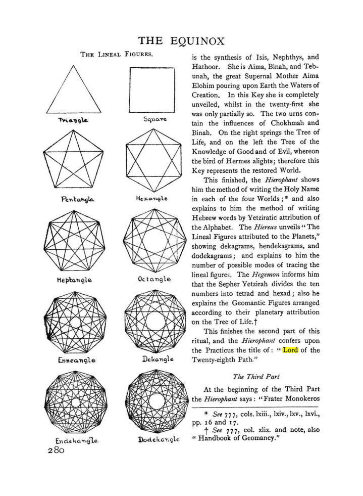Original scan of The Equinox (Volume I, Number I), PDF page 288