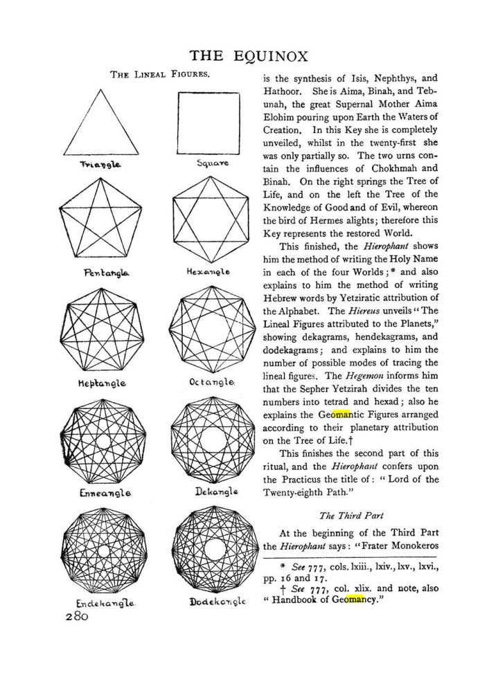 Original scan of The Equinox (Volume I, Number I), PDF page 288
