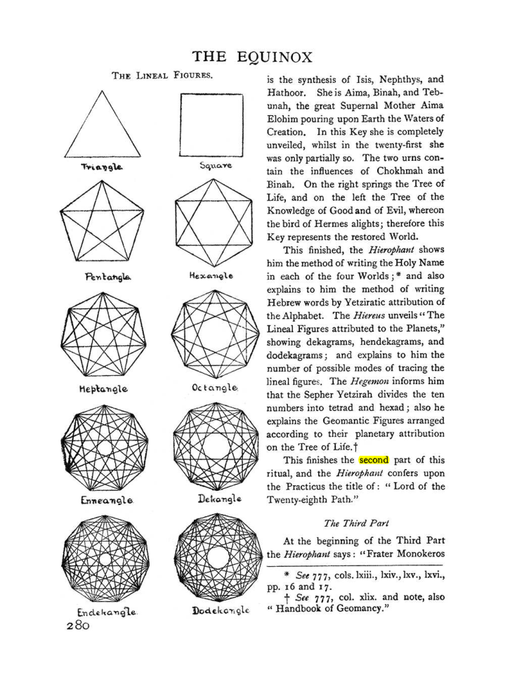 Original scan of The Equinox (Volume I, Number I), PDF page 288