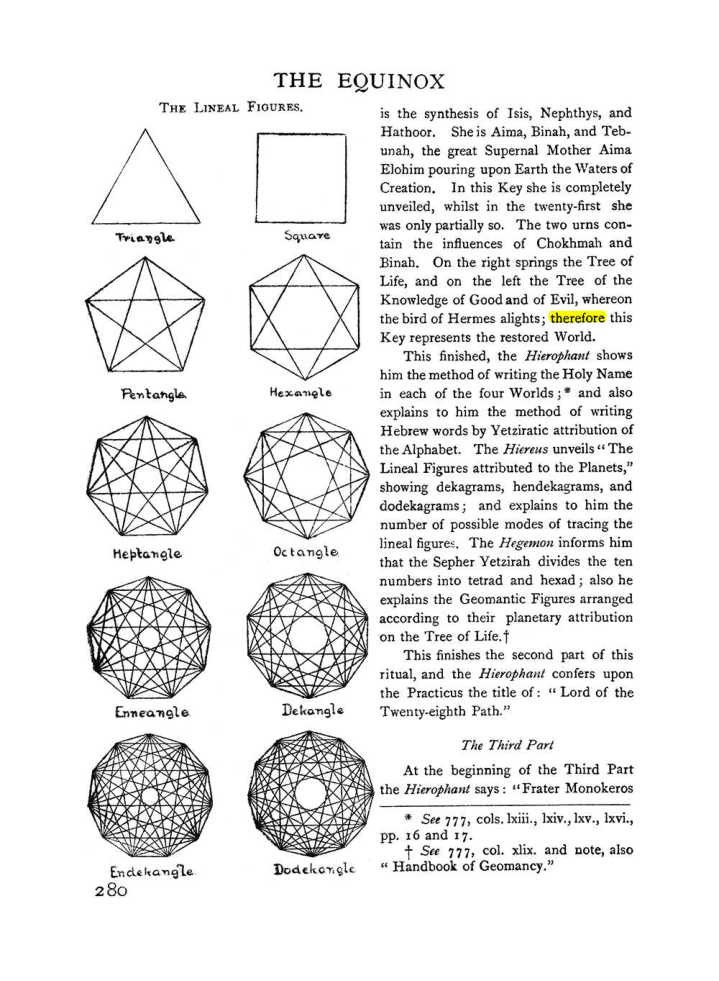 Original scan of The Equinox (Volume I, Number I), PDF page 288