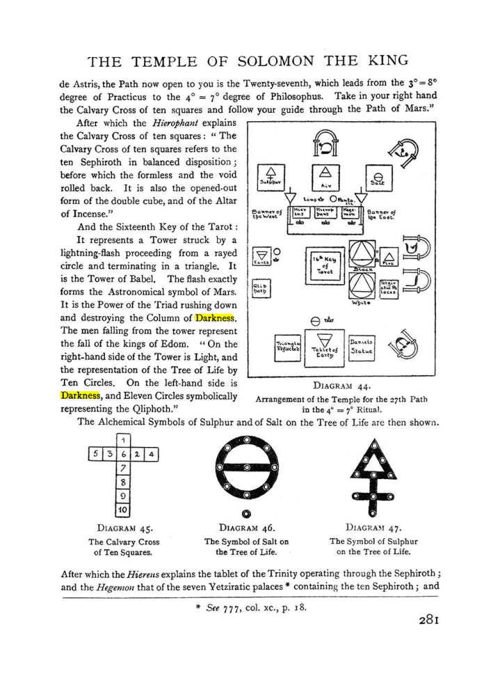 Original scan of The Equinox (Volume I, Number I), PDF page 289