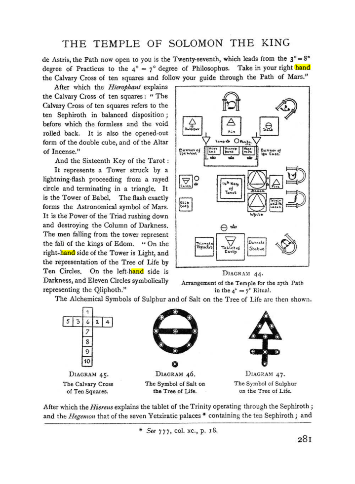 Original scan of The Equinox (Volume I, Number I), PDF page 289