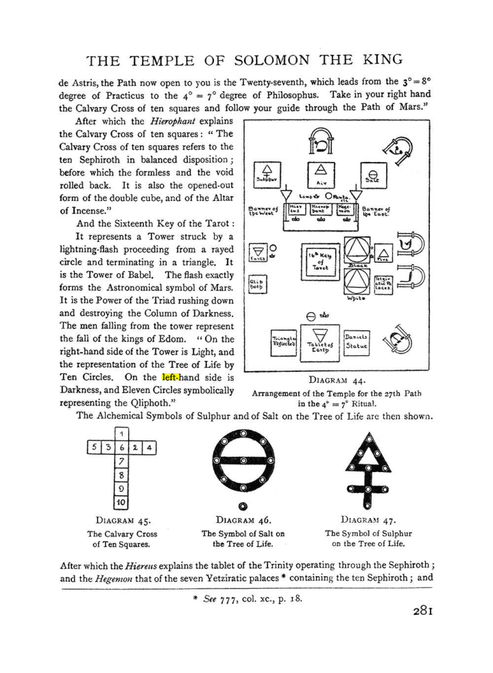 Original scan of The Equinox (Volume I, Number I), PDF page 289