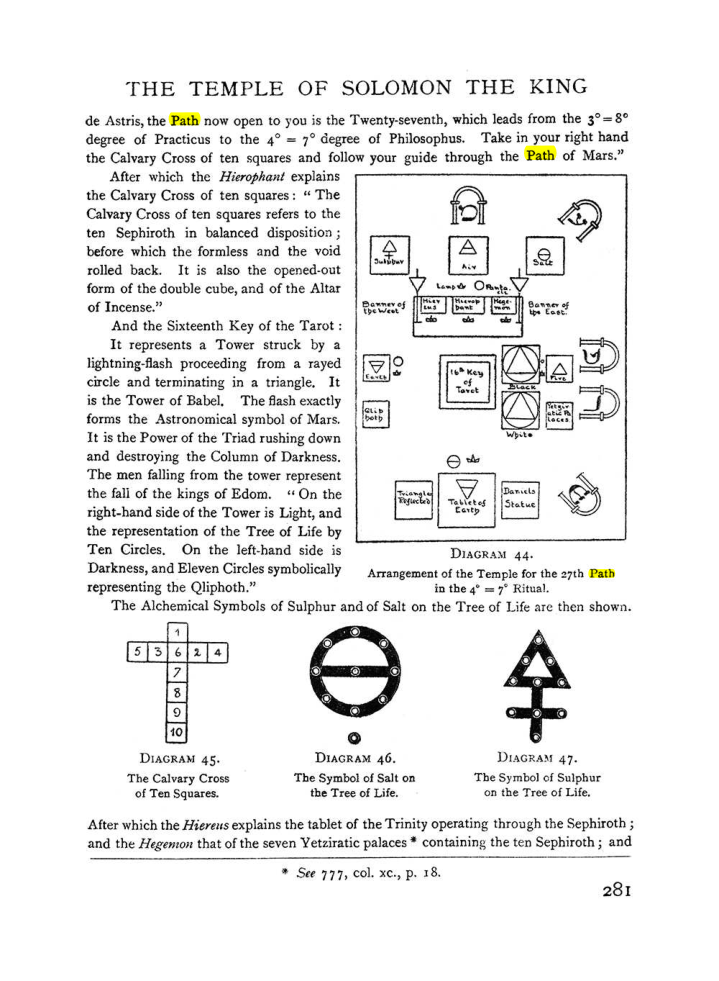 Original scan of The Equinox (Volume I, Number I), PDF page 289