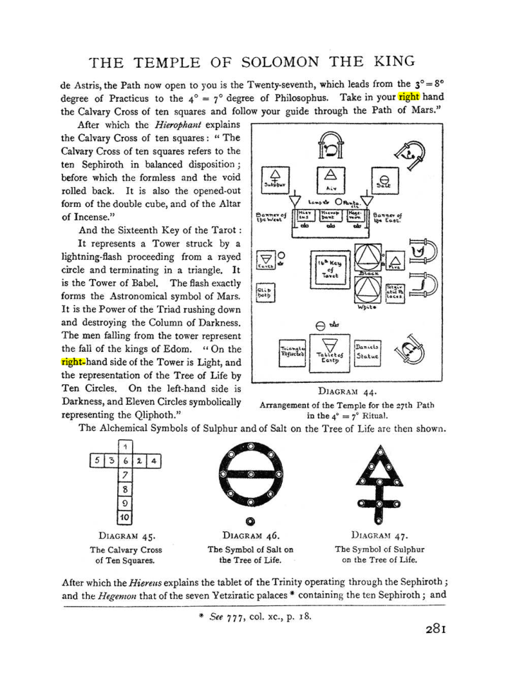 Original scan of The Equinox (Volume I, Number I), PDF page 289