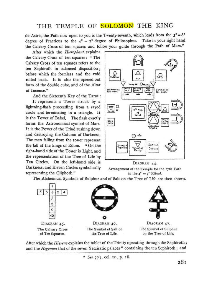 Original scan of The Equinox (Volume I, Number I), PDF page 289