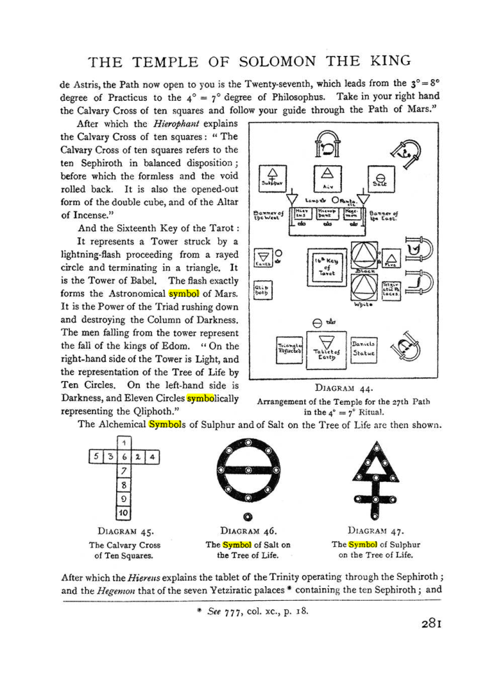 Original scan of The Equinox (Volume I, Number I), PDF page 289