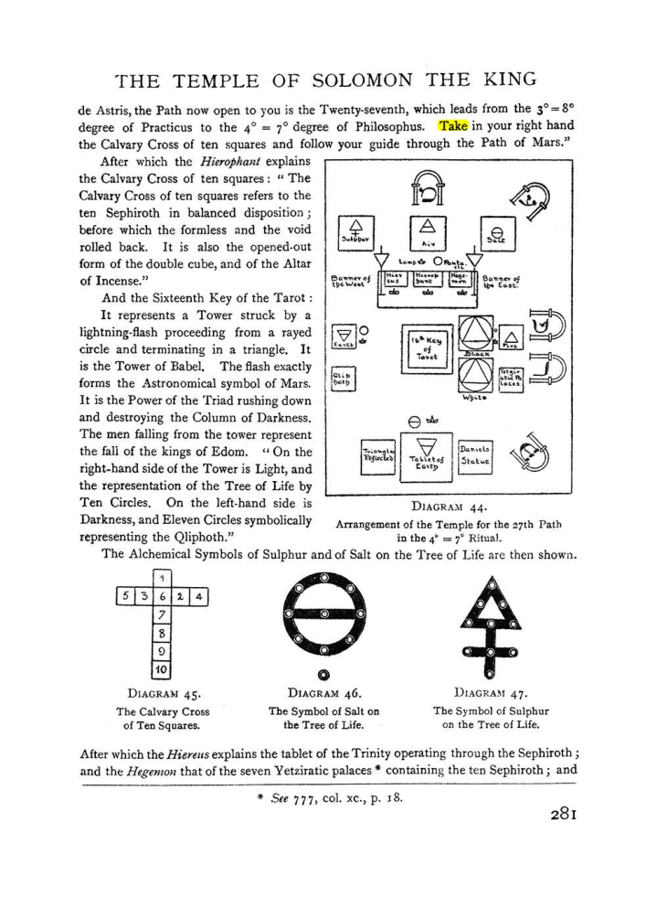 Original scan of The Equinox (Volume I, Number I), PDF page 289