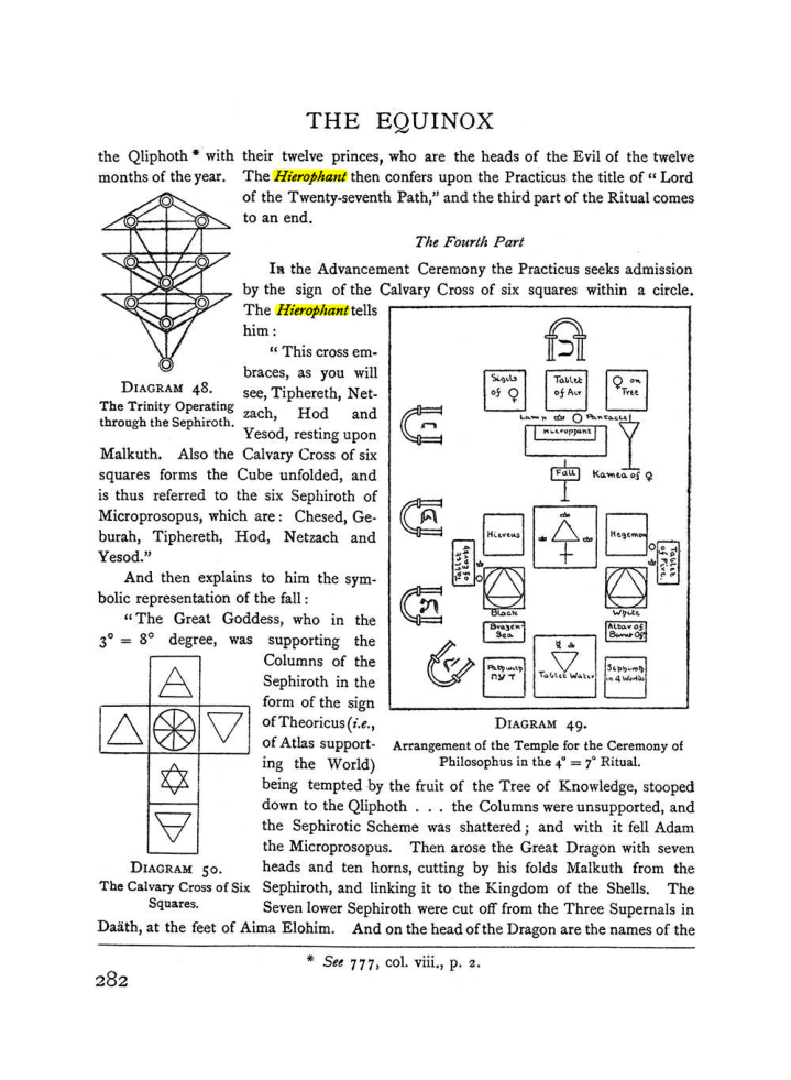 Original scan of The Equinox (Volume I, Number I), PDF page 290