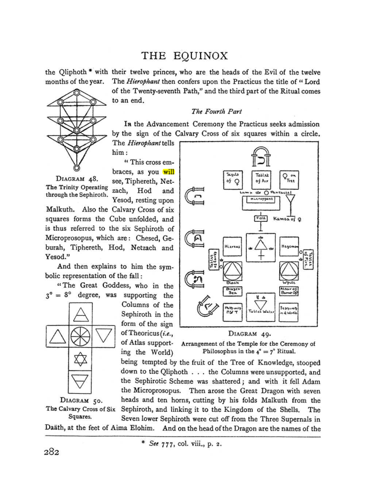 Original scan of The Equinox (Volume I, Number I), PDF page 290