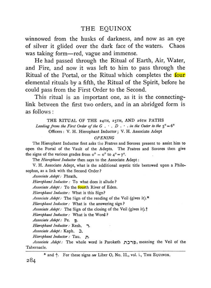 Original scan of The Equinox (Volume I, Number I), PDF page 292