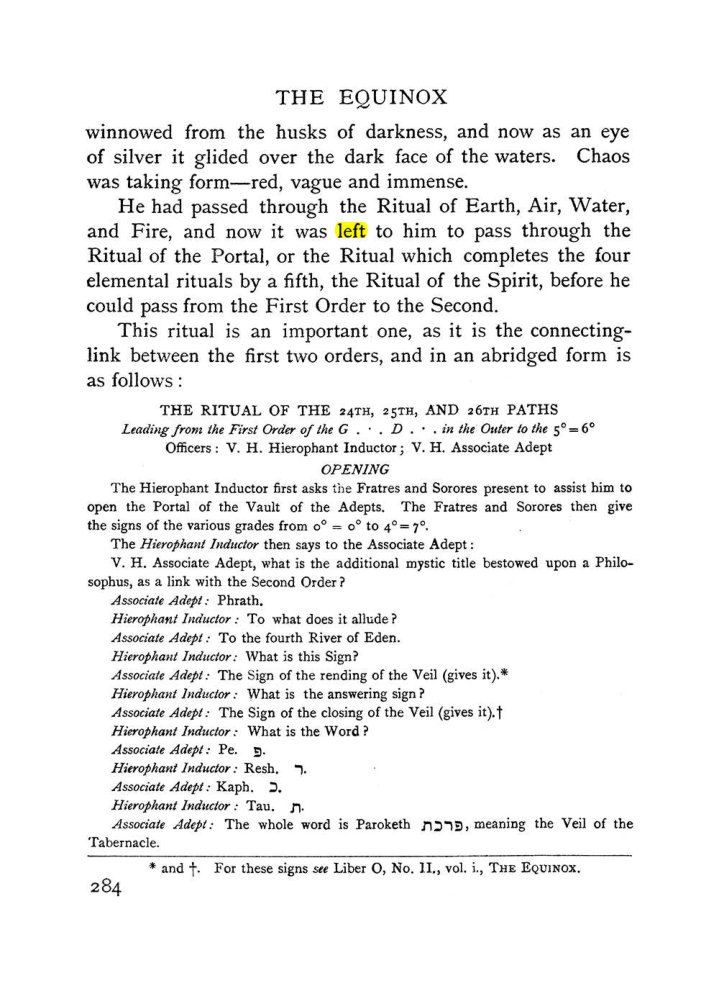 Original scan of The Equinox (Volume I, Number I), PDF page 292