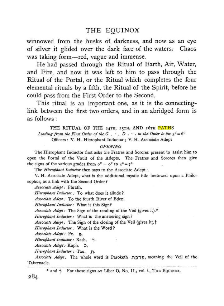 Original scan of The Equinox (Volume I, Number I), PDF page 292