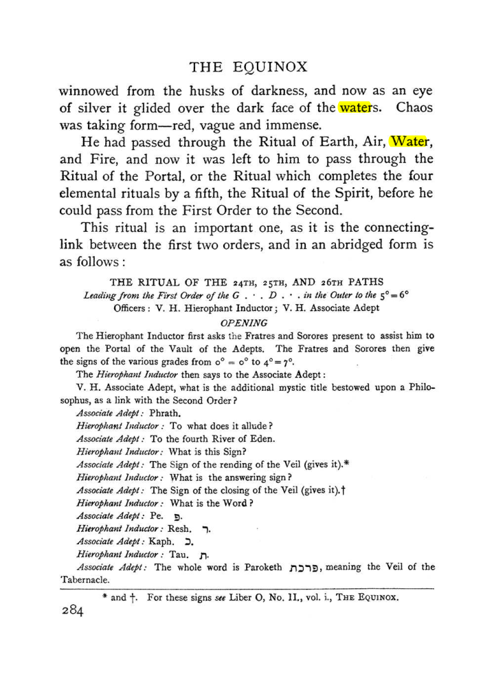 Original scan of The Equinox (Volume I, Number I), PDF page 292