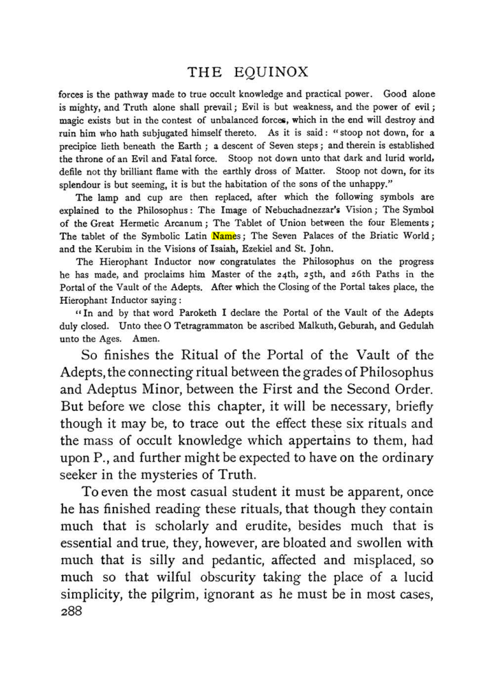 Original scan of The Equinox (Volume I, Number I), PDF page 296